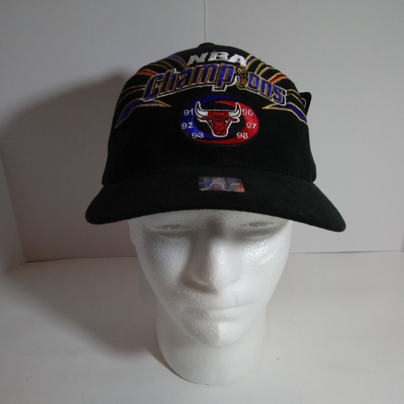 1998 Chicago Bulls Championship Finals Cap VTG - Picture 1 of 5